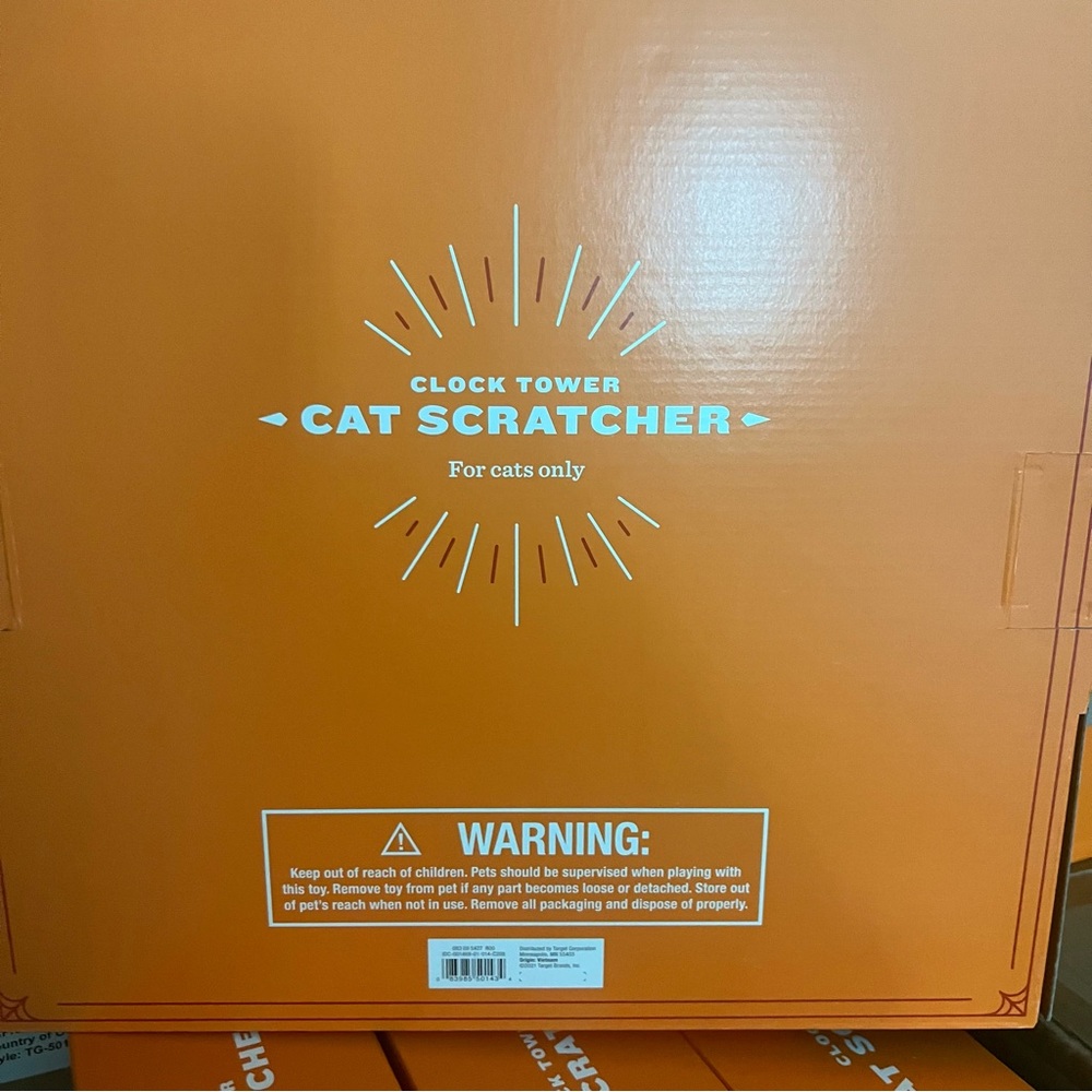 Target Hyde and EEK! Boutique Cat Scratcher - Orange and Black - Picture 4 of 4